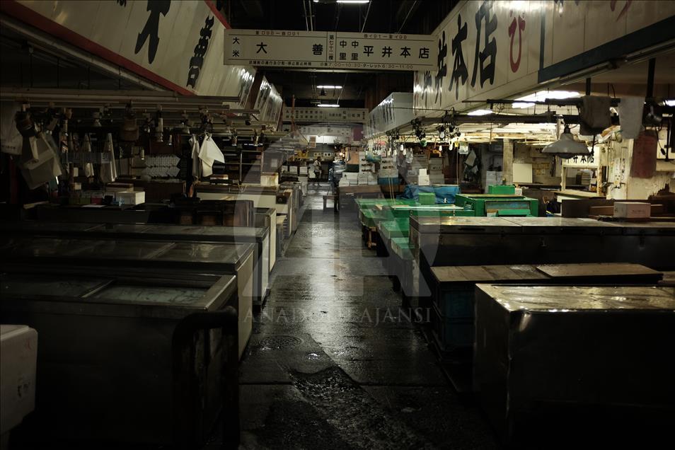 Dünyanın en büyük balık pazarı Tsukiji tarihi mekanına veda etti