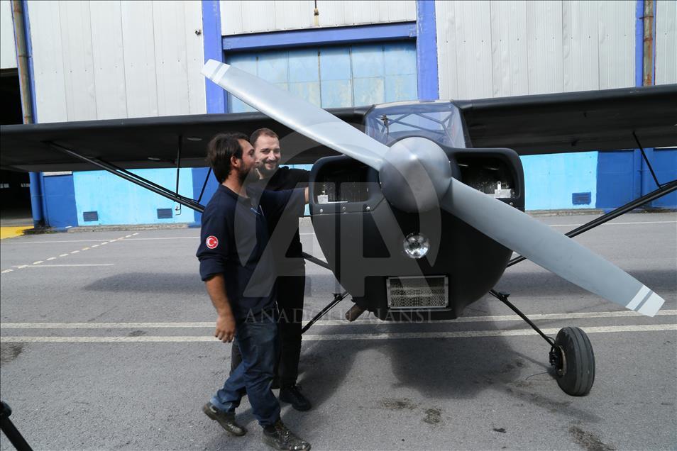 Hurda uçağı yeniden göklerle buluşturdu