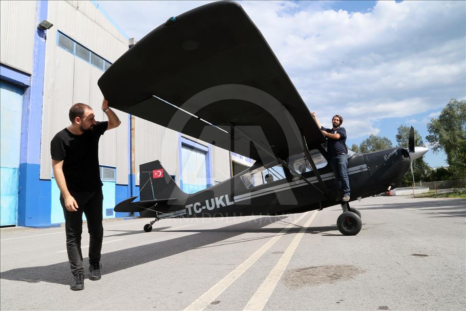 Hurda uçağı yeniden göklerle buluşturdu