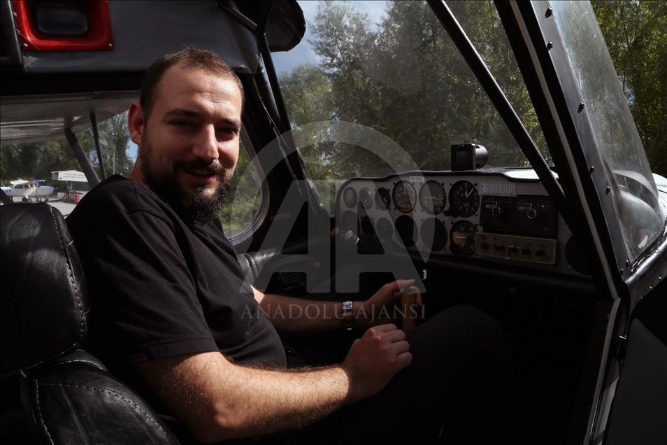 Hurda uçağı yeniden göklerle buluşturdu