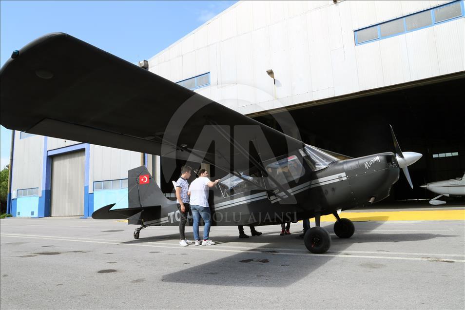 Hurda uçağı yeniden göklerle buluşturdu