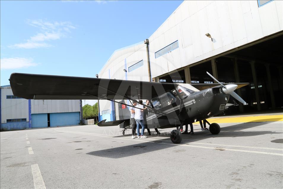 Hurda uçağı yeniden göklerle buluşturdu