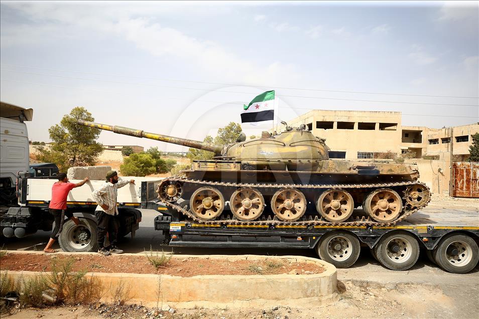 Withdrawal process of heavy weapons in Idlib
