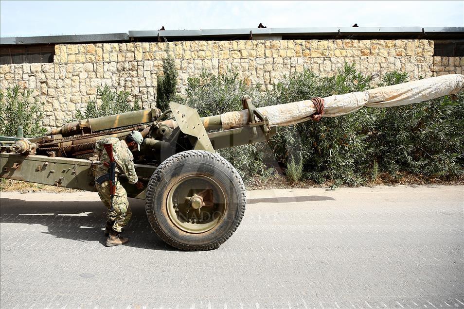 Withdrawal process of heavy weapons in Idlib