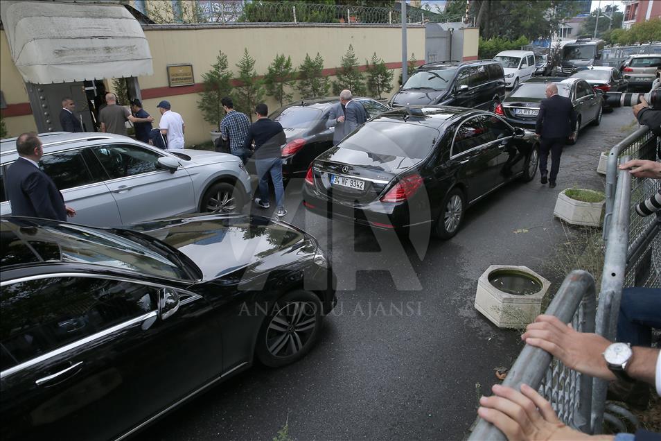 دخول وفد إلى القنصلية السعودية بإسطنبول