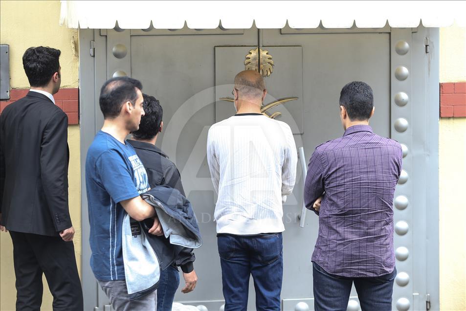 وصول 6 أشخاص إلى القنصلية السعودية في إسطنبول
