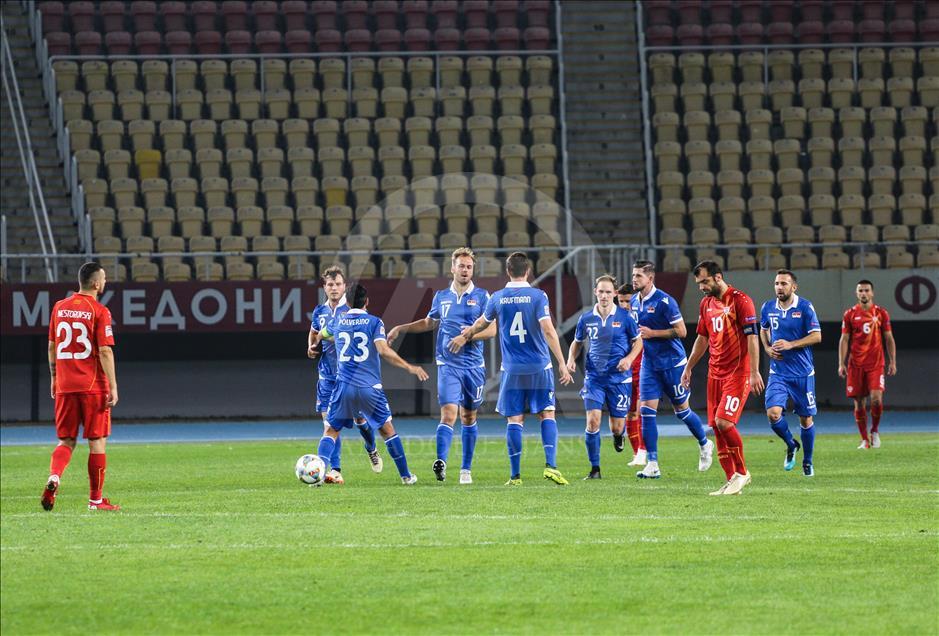 Лига на Нации: Македонија води со 3:1 по првото полувреме против Лихтенштајн