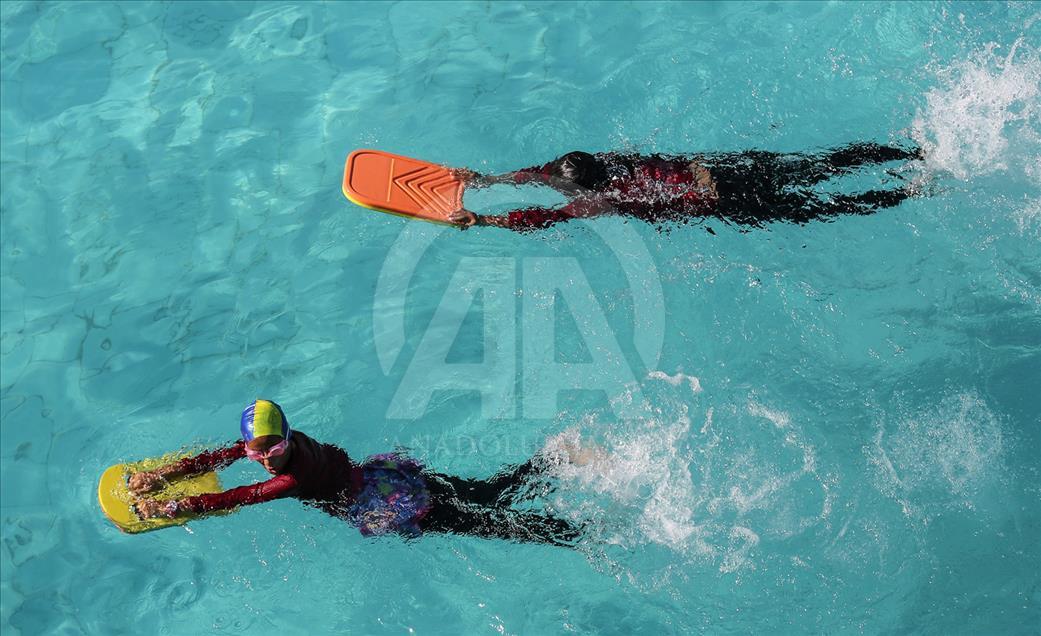"Juegos Olímpicos de Tokio": esperanza para los pequeños nadadores de Gaza