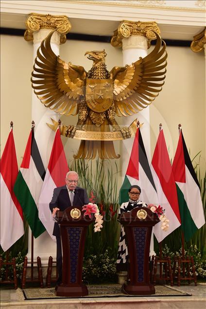 Pertemuan bilateral Indonesia - Palestina