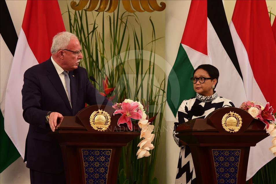 Pertemuan bilateral Indonesia - Palestina