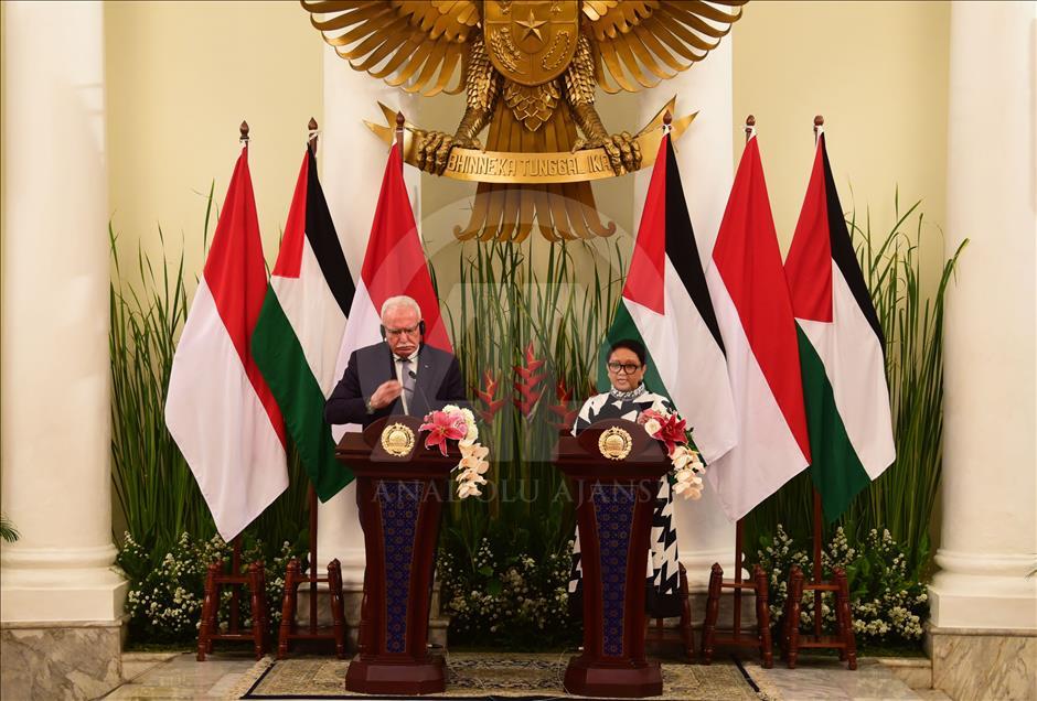 Pertemuan bilateral Indonesia - Palestina