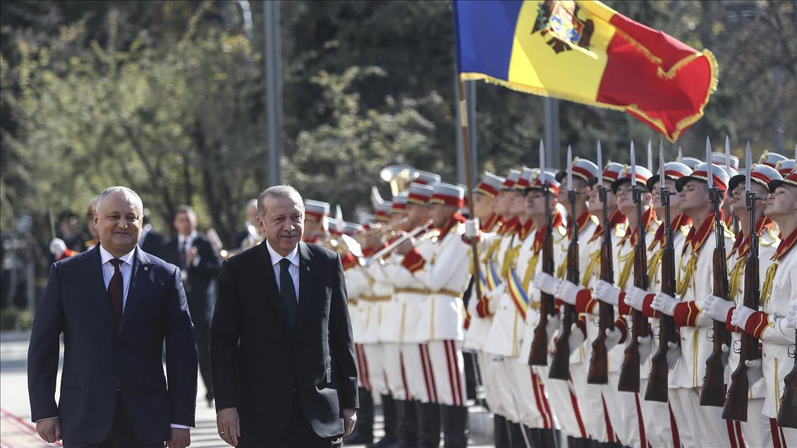 Cumhurbaşkanı Erdoğan Moldova'da