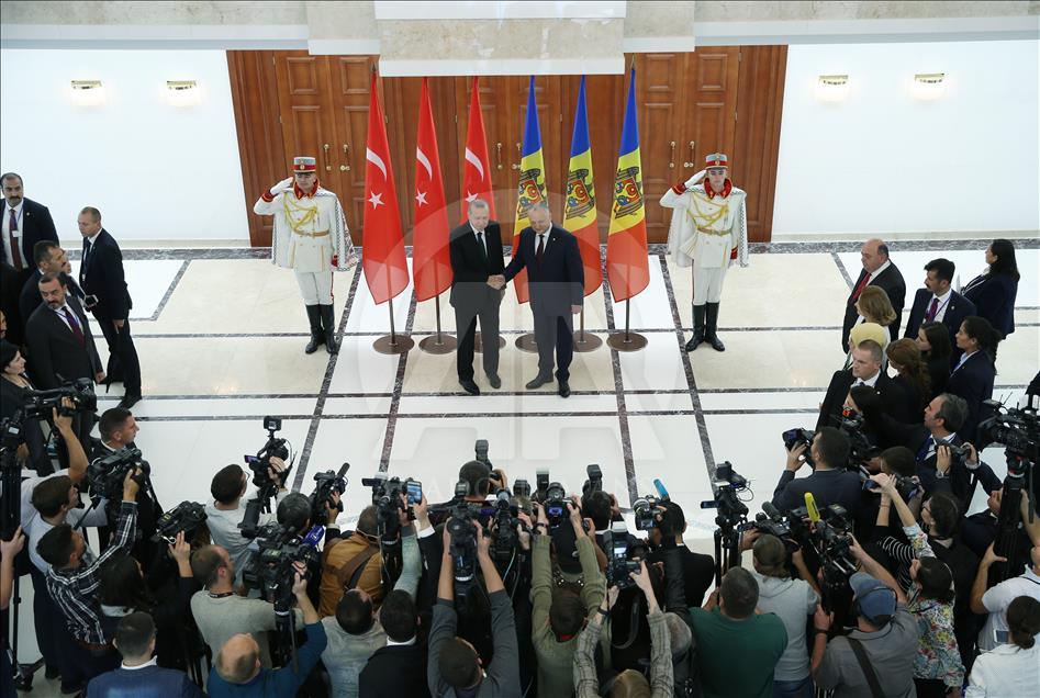 Cumhurbaşkanı Erdoğan Moldova’da