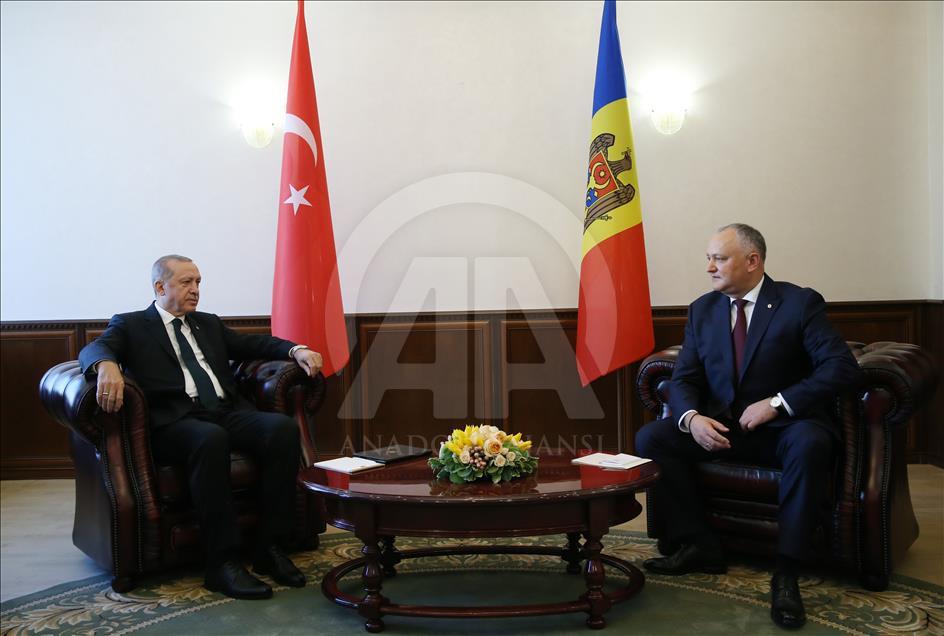 Cumhurbaşkanı Erdoğan Moldova’da