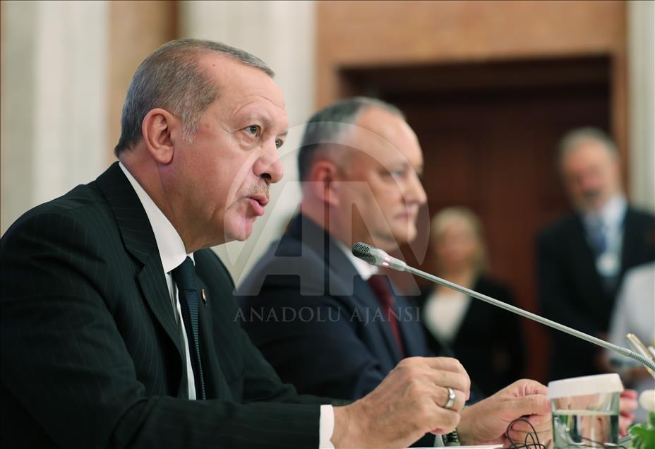 Cumhurbaşkanı Erdoğan, Moldova'da