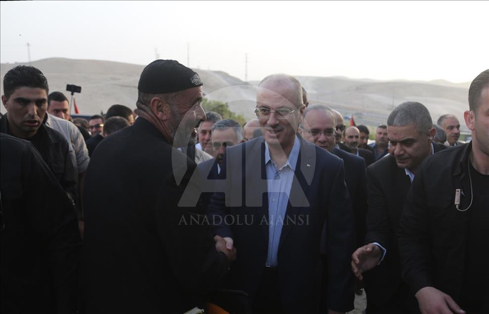 Kunjungan PM Palestina ke wilayah Khan al-Ahmar