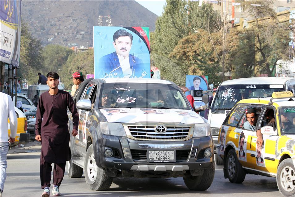Afganistan'da, seçim kampanyası yürütme süresi sona erdi 