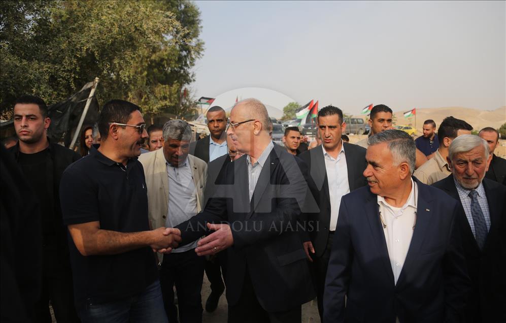 Kunjungan PM Palestina ke wilayah Khan al-Ahmar