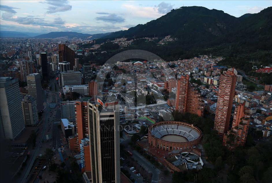 Bogotá vista desde el rascacielos Colpatria 