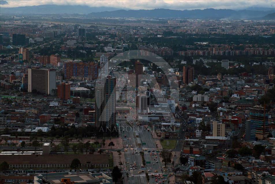 Bogotá vista desde el rascacielos Colpatria 