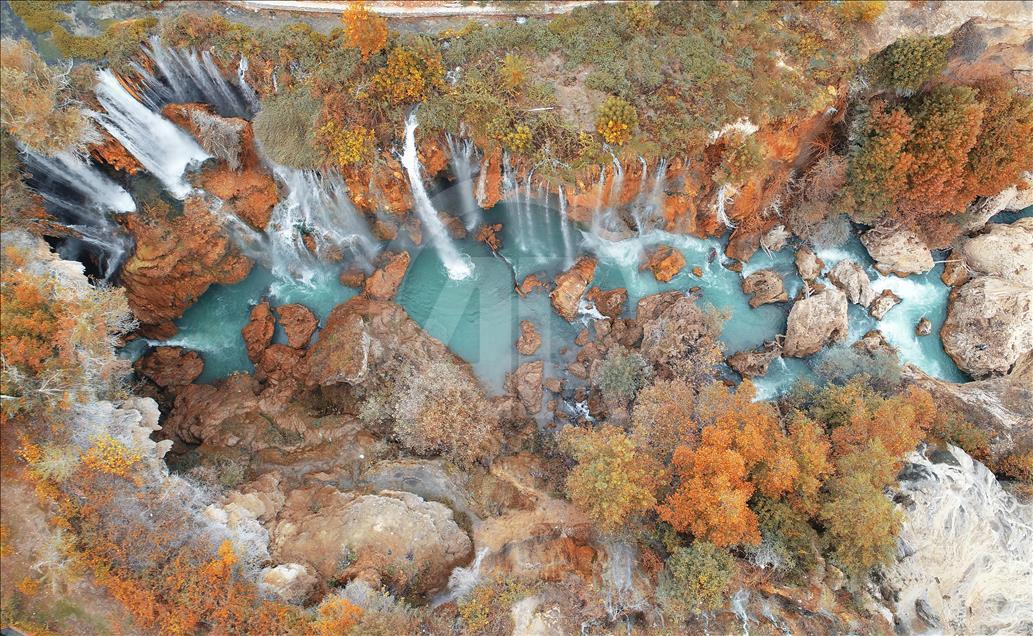 Autumn in Goksu Waterfall
