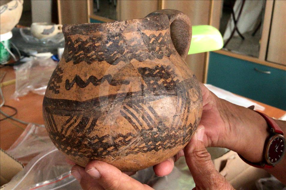 Yumuktepe Höyüğü'ndeki 9 bin yıllık mühür bulundu