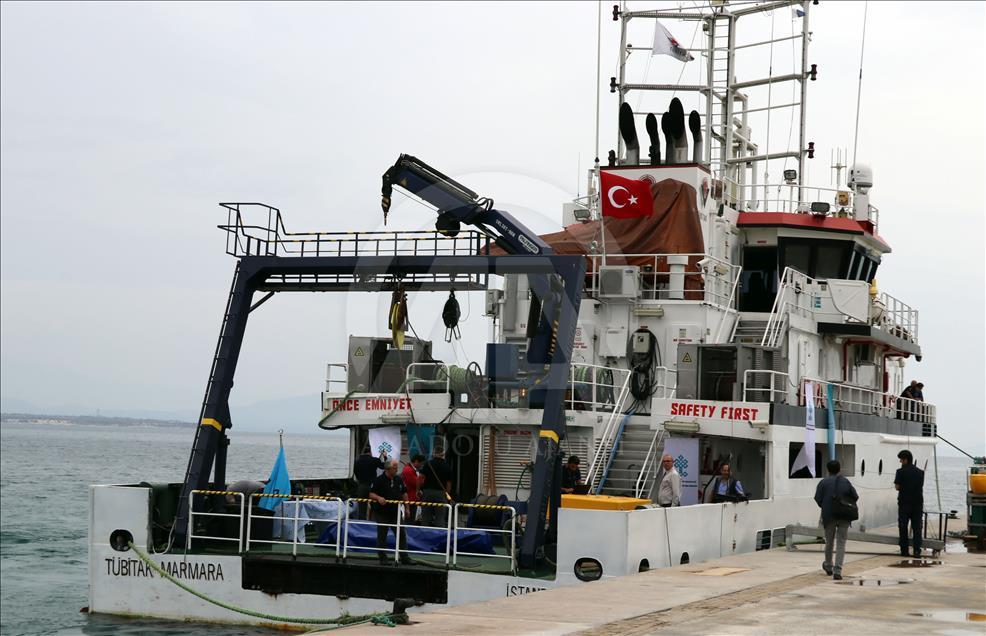 Didim açıklarında tarihi gemi kalıntısının bulunması