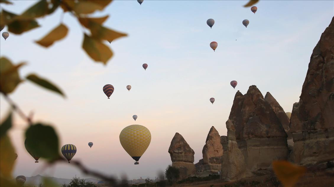 Kapadokya'da sonbaharın görsel şöleni