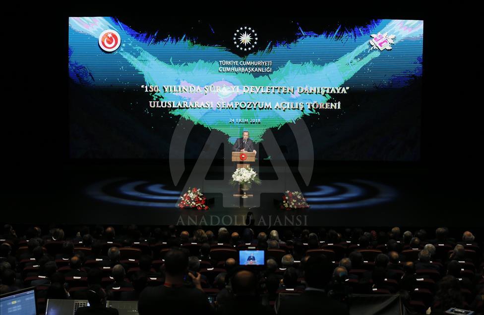 "Şura-yı Devlet'ten Danıştay'a Uluslararası Sempozyumu"