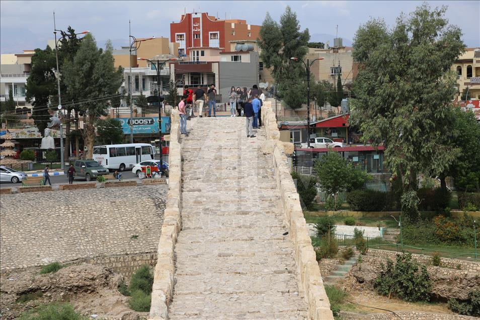 دهۆک.. نۆژەنکردنەوەى پردى دەلال لە زاخۆ