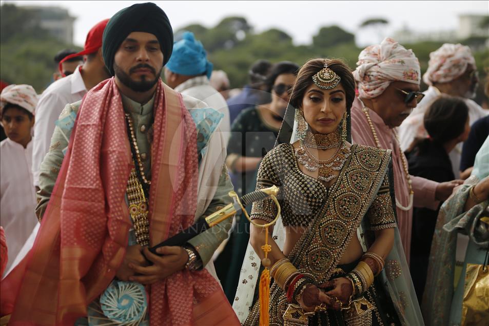 عروسی 1.5 میلیون دلاری یک هندی در آنتالیا
