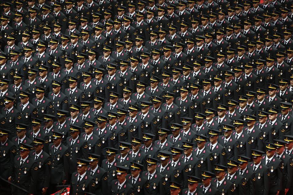 Işıklar Jandarma Astsubay Meslek Yüksekokulu öğrencilerinin yemin töreni