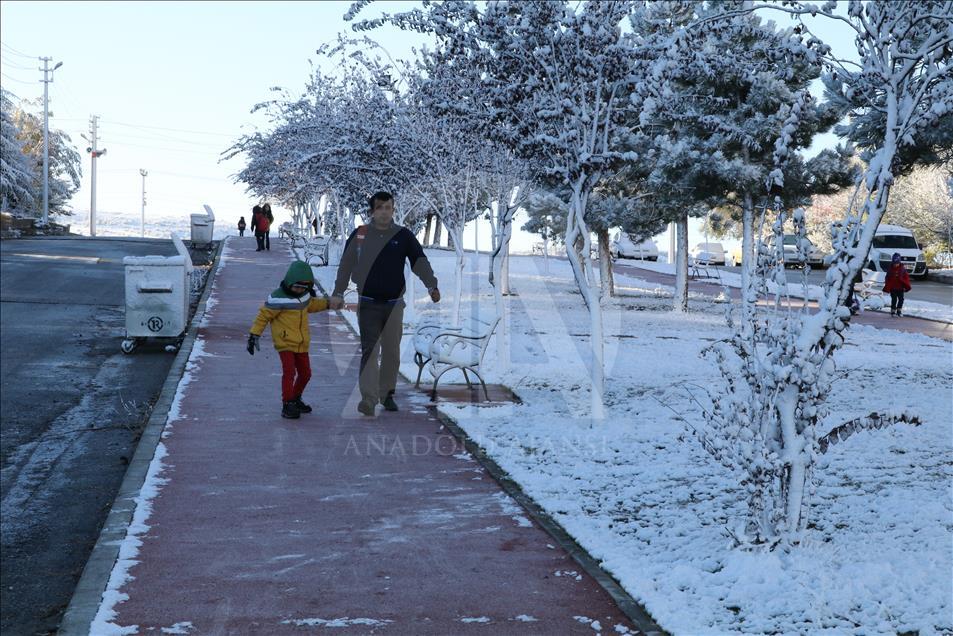 Yozgat'ta kar yağışı