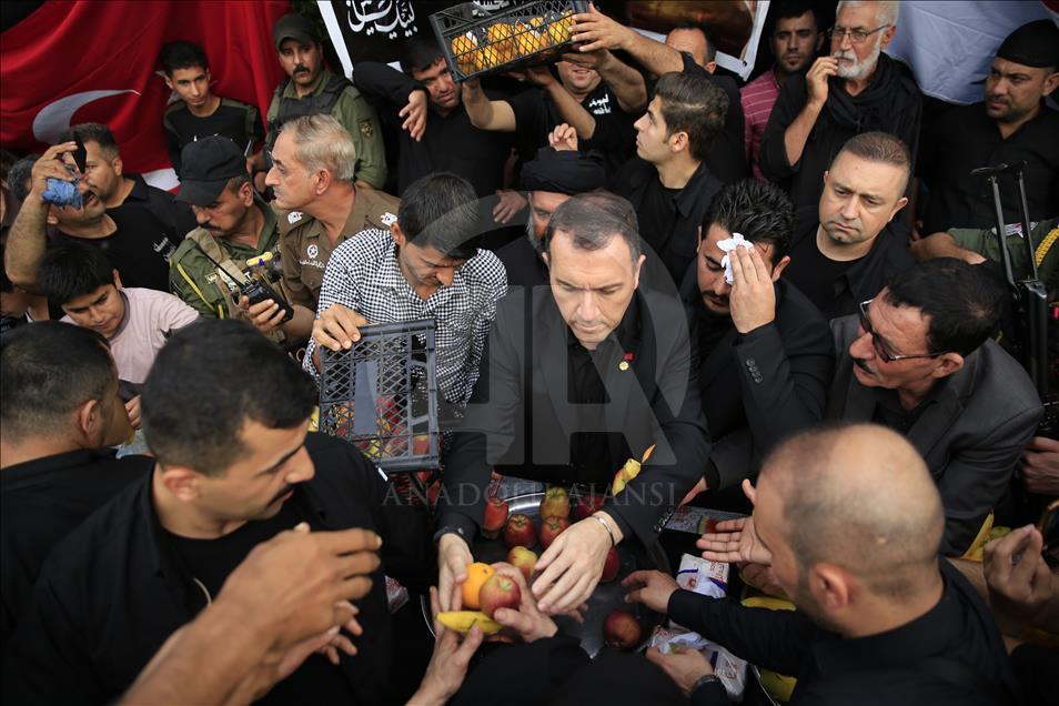 Türkiye'nin Bağdat Büyükelçisi Yıldız, Erbain için Kerbela'da