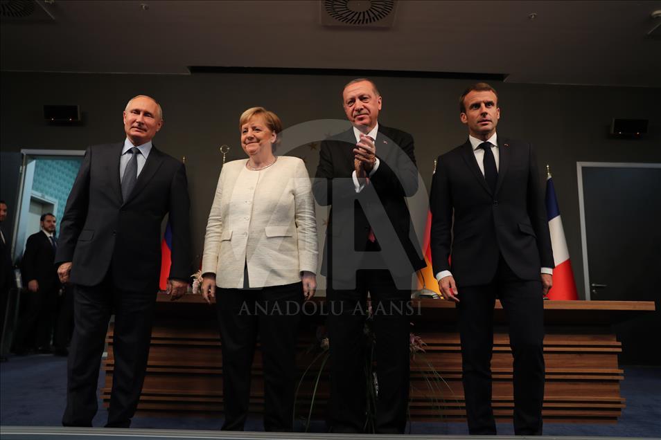 Suriye zirvesi sonrası ortak basın toplantısı

