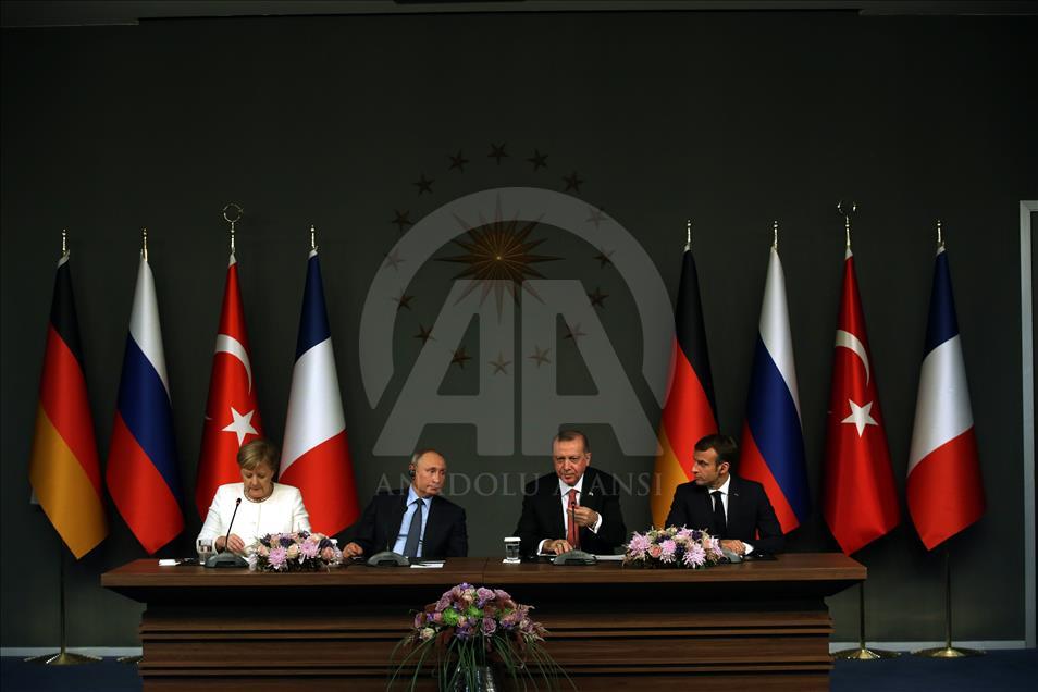 İstanbul'da Suriye konulu dörtlü zirve
