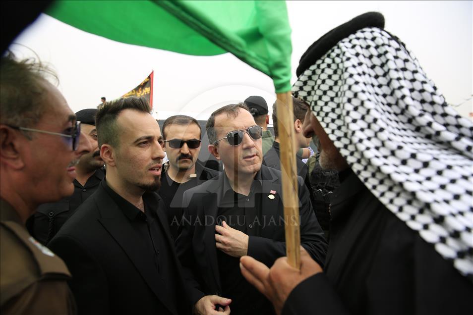 Türkiye'nin Bağdat Büyükelçisi Yıldız, Erbain için Kerbela'da