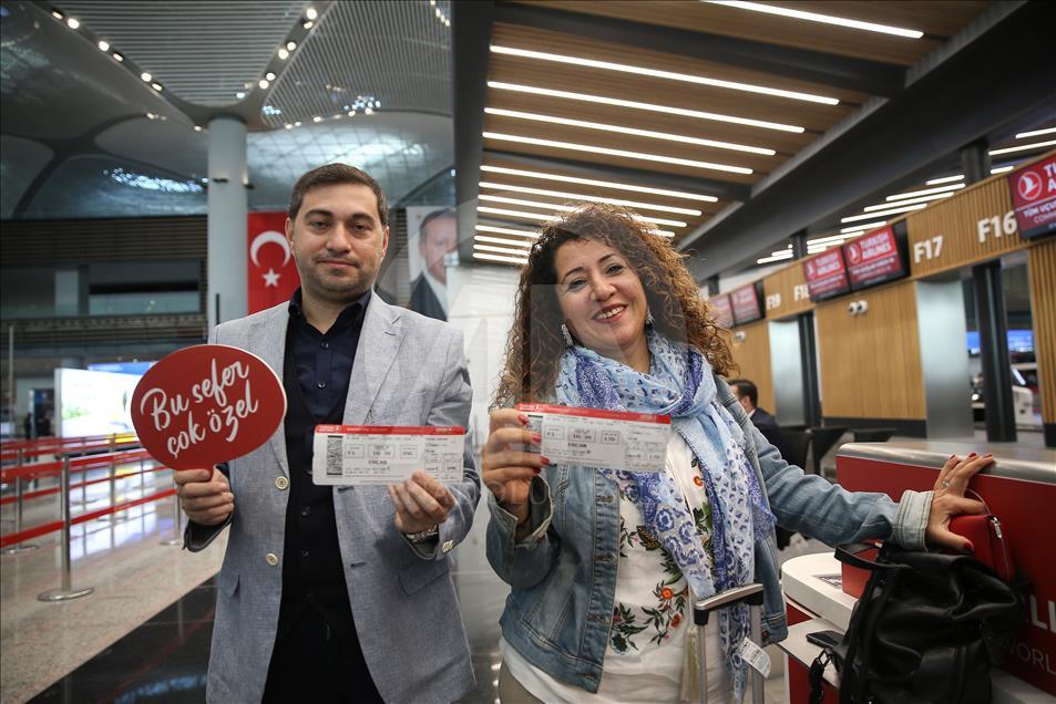 İstanbul Havalimanı'ndan ilk tarifeli yurt dışı sefer Kıbrıs'a