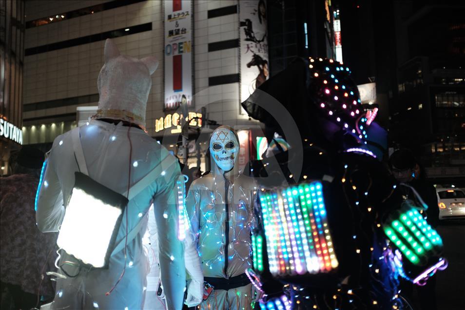 Así se vivió la noche de Halloween en la capital de Japón