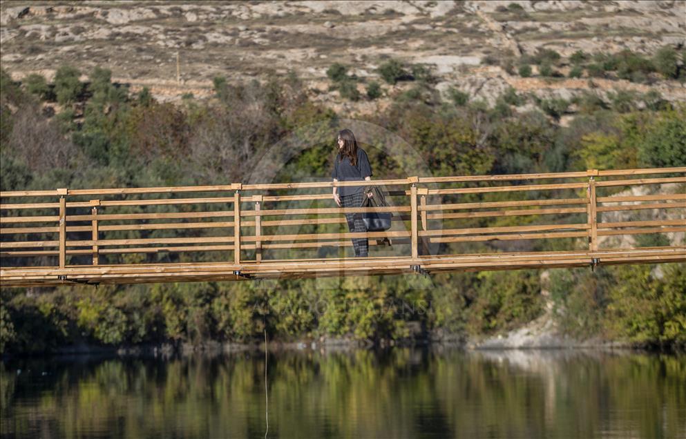 Sonbahar Halfeti'ye ayrı bir güzellik kattı