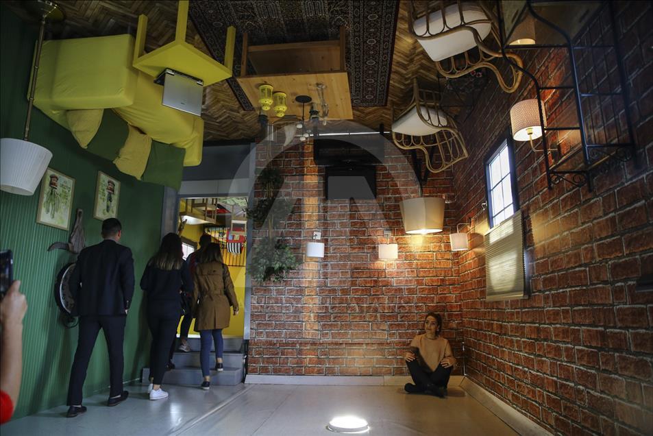 Conozca la "casa al revés" en Estambul