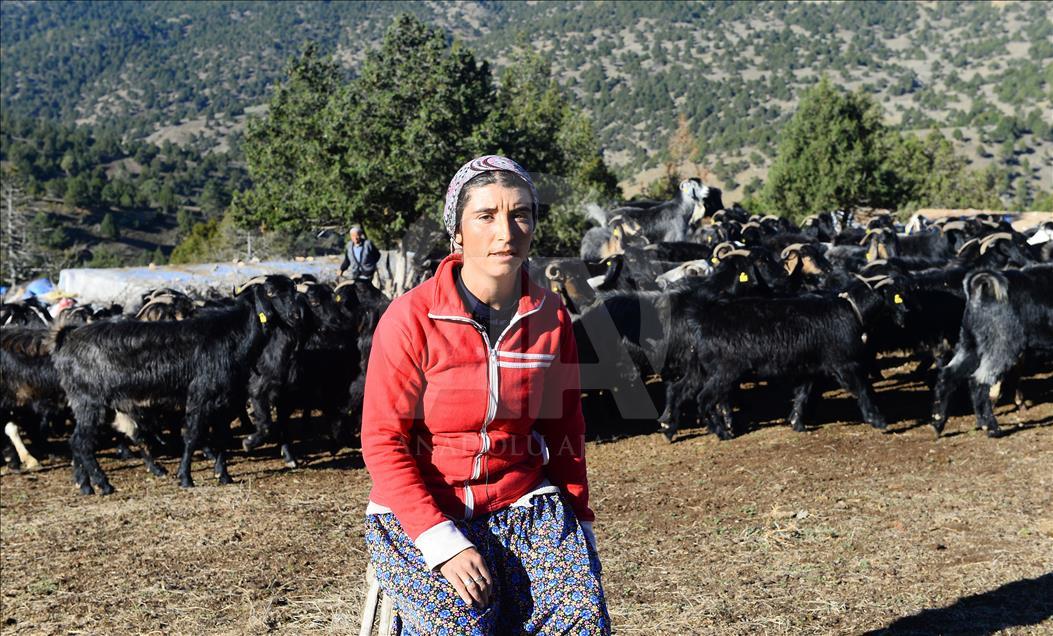 Karakeçili Yörüklerinin zorlu kış göçü