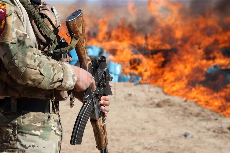 Afganistan, policia asgjësoi 13 ton drogë

