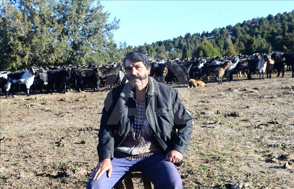 Karakeçili Yörüklerinin zorlu kış göçü