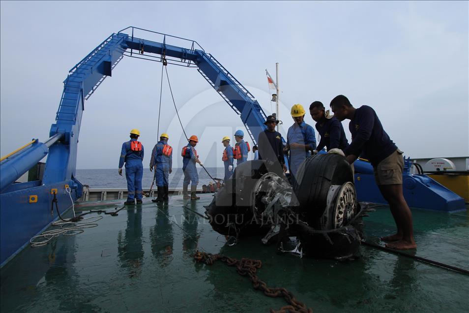 The joint SAR team found the Lion Air JT 610 wheels