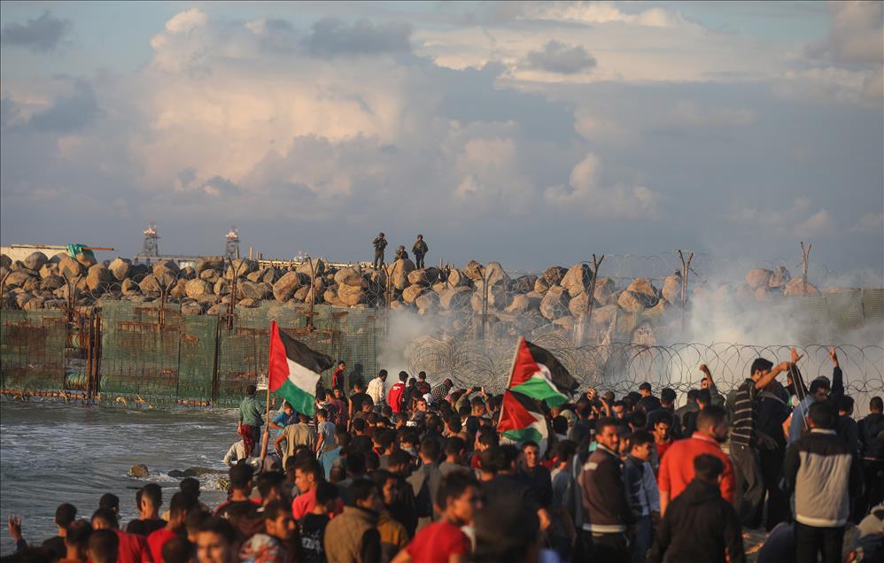 Maritime demonstration in Gaza