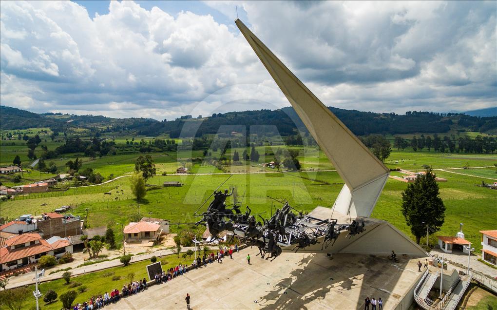 Monumento a los Lanceros en Boyaca, Colombia