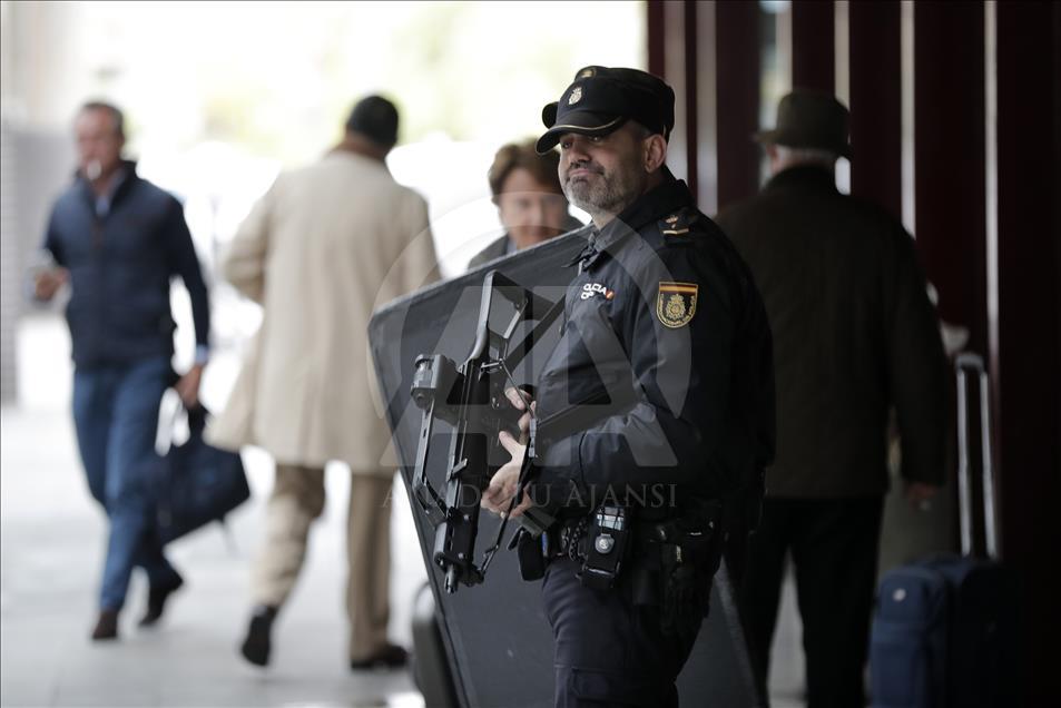 Madrid'de Atocha tren istasyonunun tahliye edilmesi