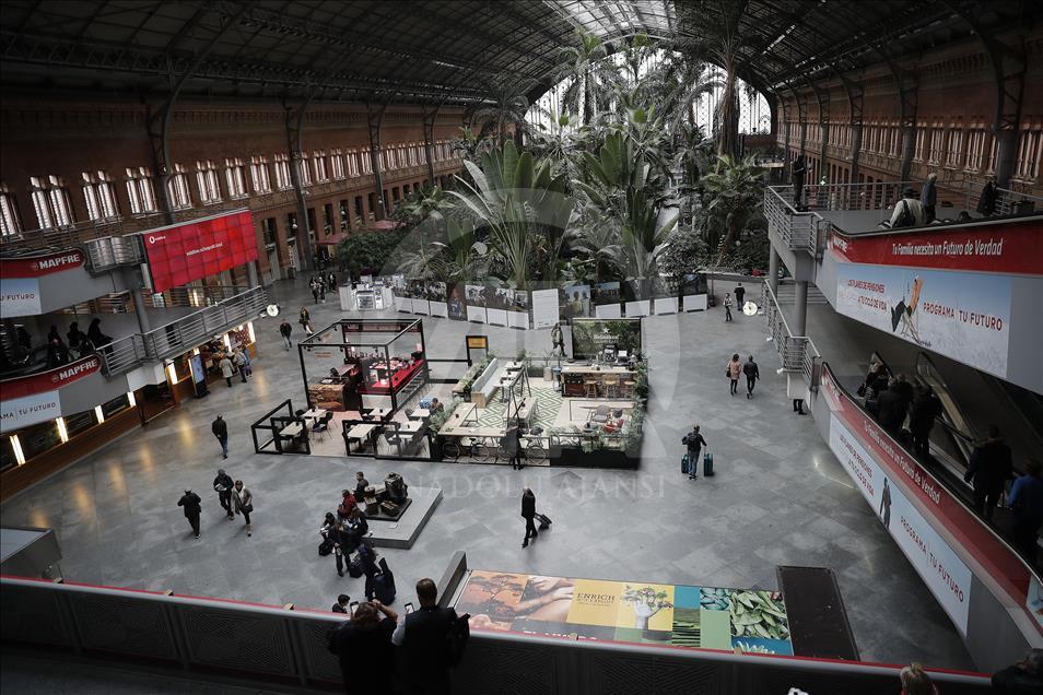 Madrid'de Atocha tren istasyonunun tahliye edilmesi