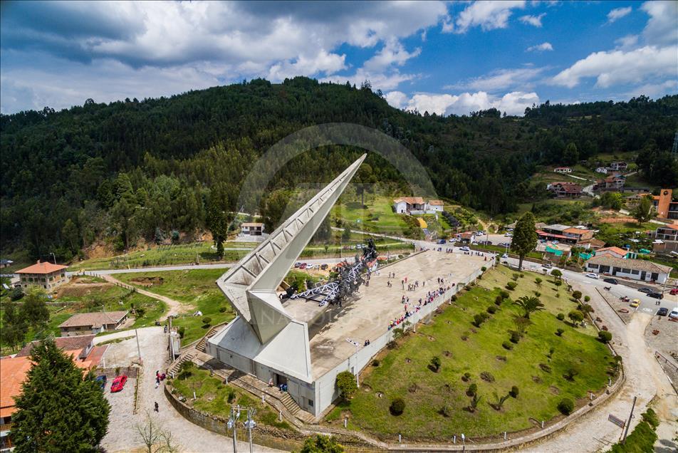 Monumento a los Lanceros en Boyaca, Colombia